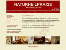 Tablet Screenshot of naturheilpraxis-akazienstr.de